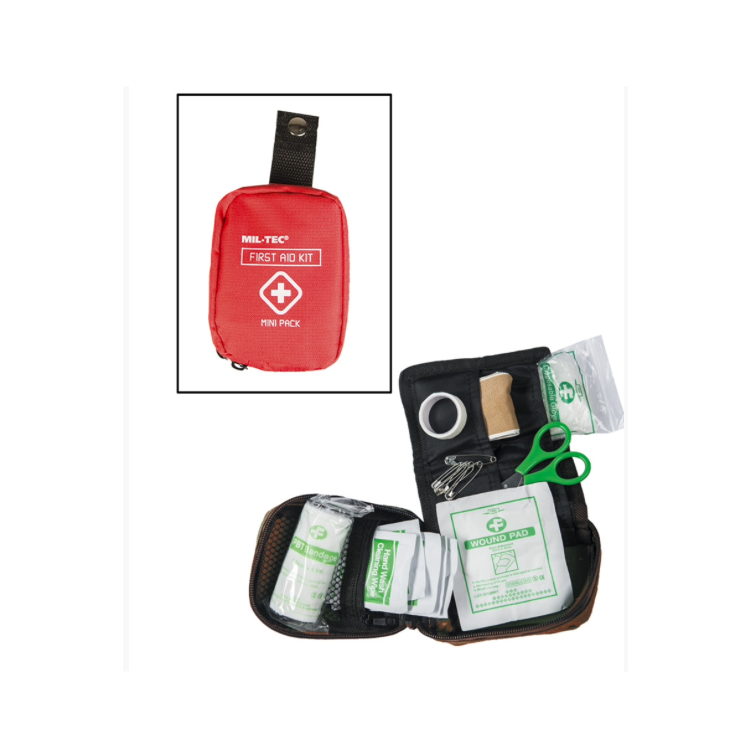 Mini First Aid Kit, Red, Mil-Tec
