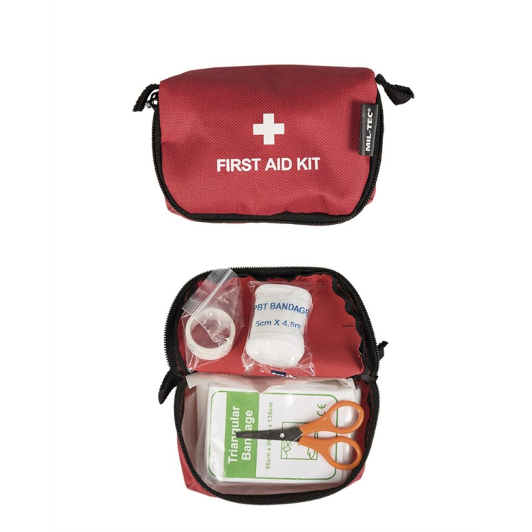 Small First Air Kit, Red, Mil-Tec