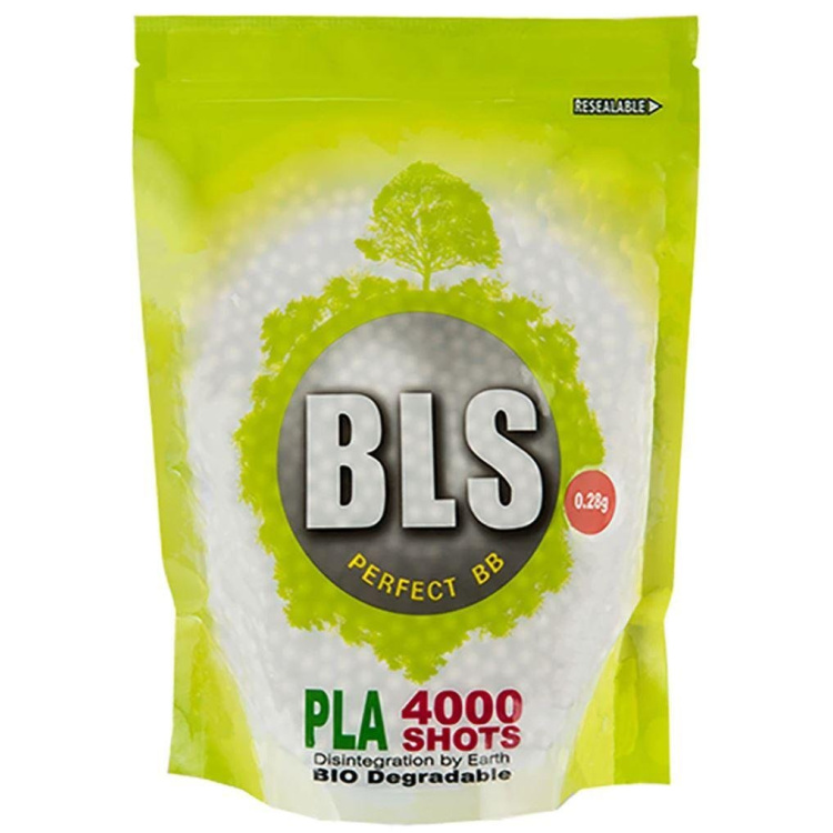 Airsoft bullets 6mm BLS Bio 0,25g, 4000 pcs, 1kg
