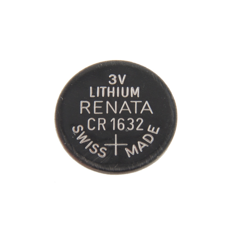Non-rechargeable Lithium button battery type CR1632, 1 pc, Blister, Renata