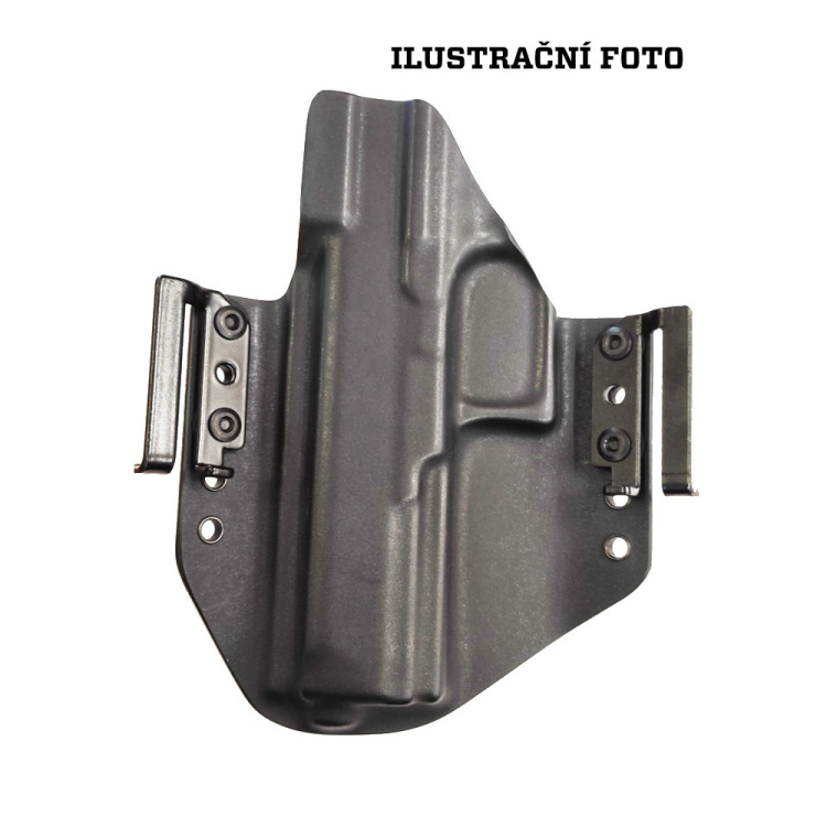 Kydex holster for Walther PDP 4&quot;, outer, black, RH Holsters