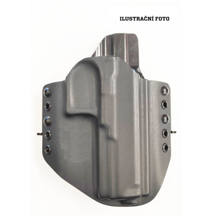 Kydex holster for Walther PDP 5&quot;, outer, black, RH Holsters