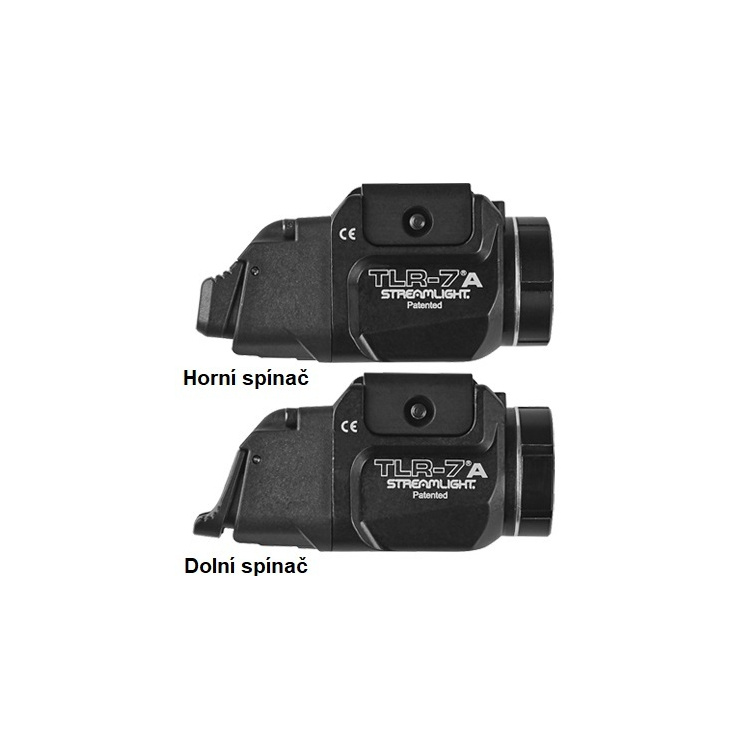 Taktická pistolová svítilna TLR-7A s inovovanými spínači, 500 lm, písková, Streamlight