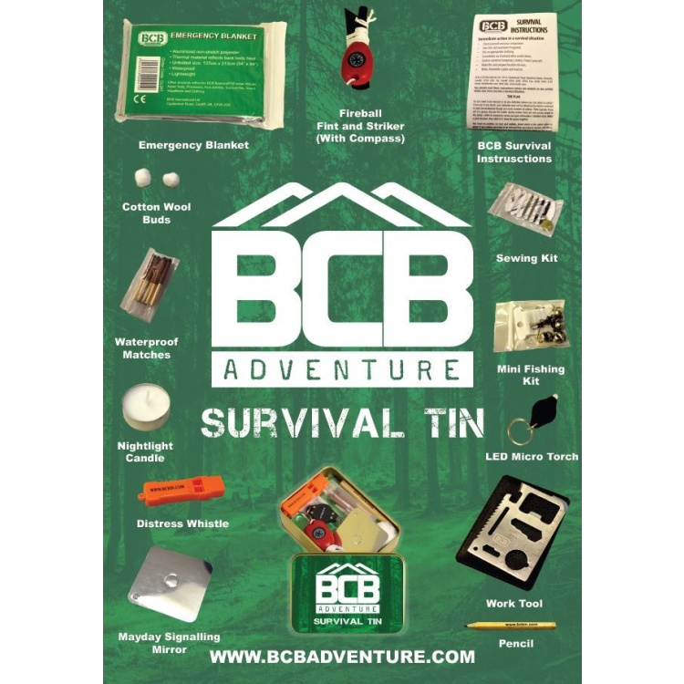 Krabička poslední záchrany Adventure Survival, BCB