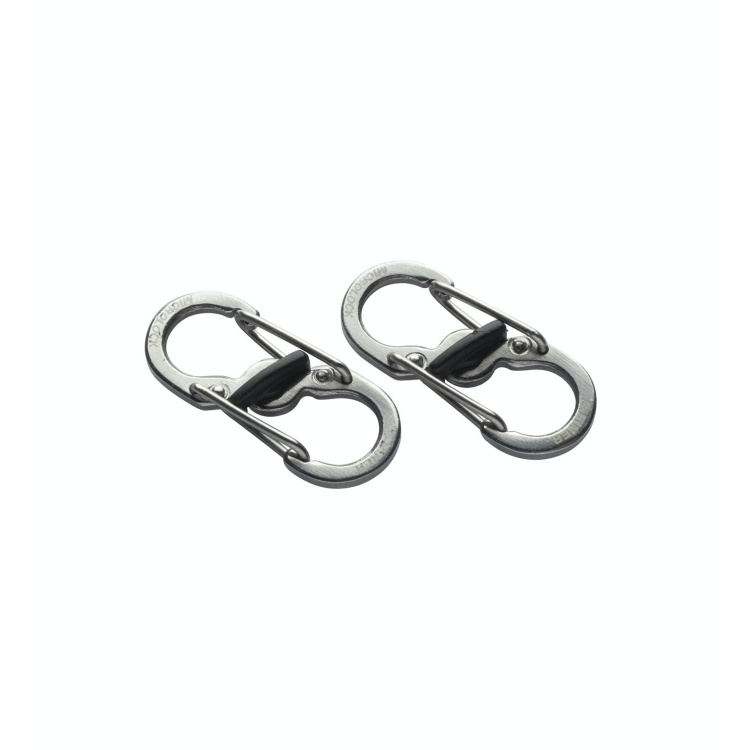 Double-sided stainless steel carabiner with lock S-Biner Microlock, Nite Ize