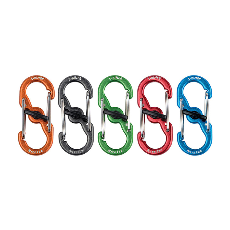 Double-gated carabiner with center locking, Nite Ize