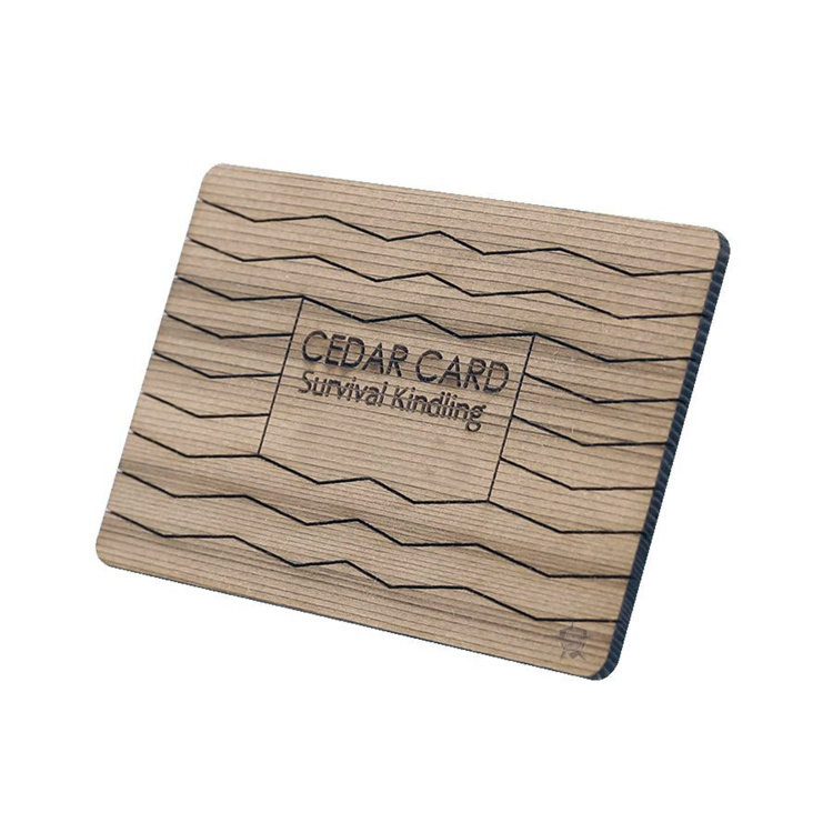 Cedar Card lighter, 5ive Star Gear®, wooden