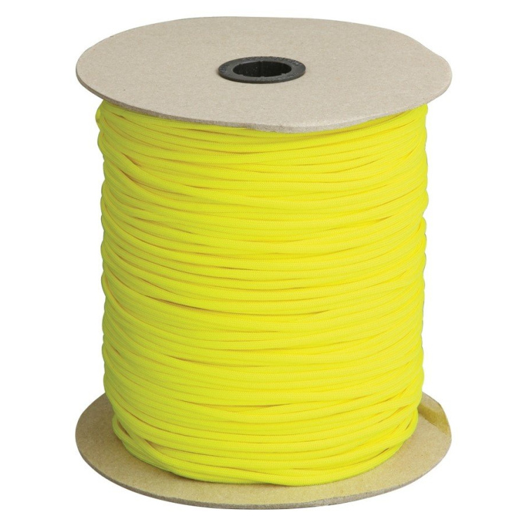 Parachute Cord Atwood Rope, 300m, Neon Yellow