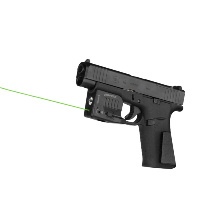 Flashlight TSM-14G, green laser, for Glock 43X and 48, Nightstick