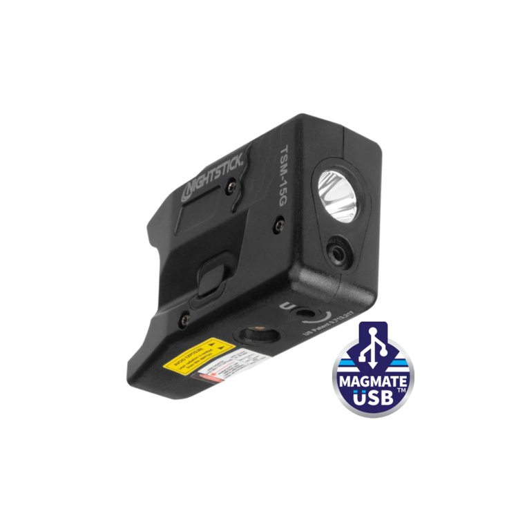 Svítilna TSM-15G, zelený laser, pro pistole S&amp;W M&amp;P Shield, Nightstick