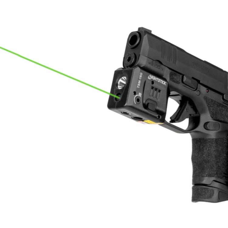 Flashlight TSM-16G, green laser, for Springfield Hellcat, Nightstick