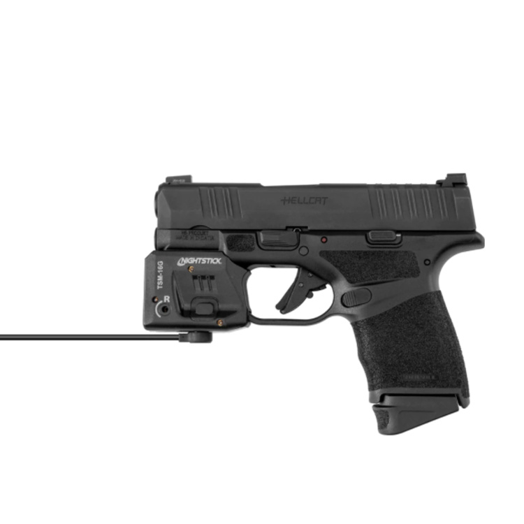 Svítilna TSM-16G, zelený laser, pro pistole Springfield Hellcat, Nightstick