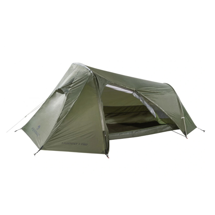 Tent Lightent Pro, for one person, Ferrino, olive