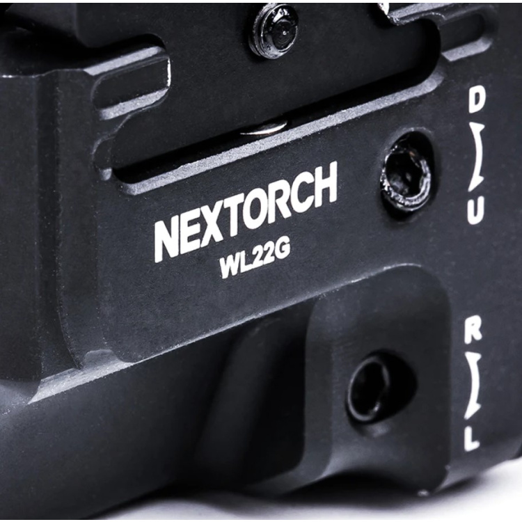 Pistolová svítilna Nextorch WL22G, s laserem