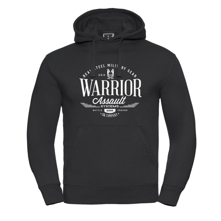 Warrior Vintage Hoodie, black, Warrior Assault Systems