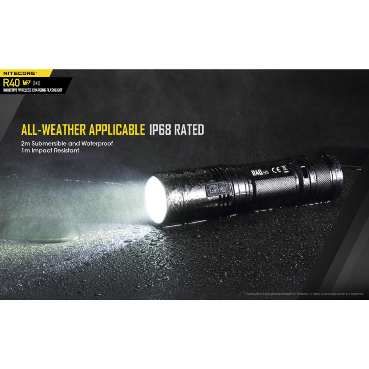 Flashlight R40 V2, Nitecore, 1000 lm