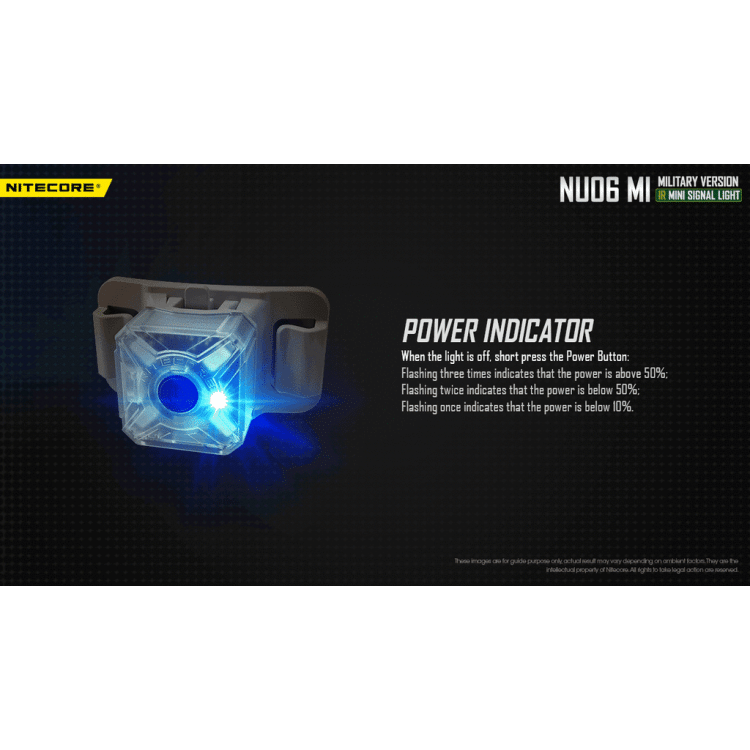Poziční signální světlo NU06MI, Nitecore