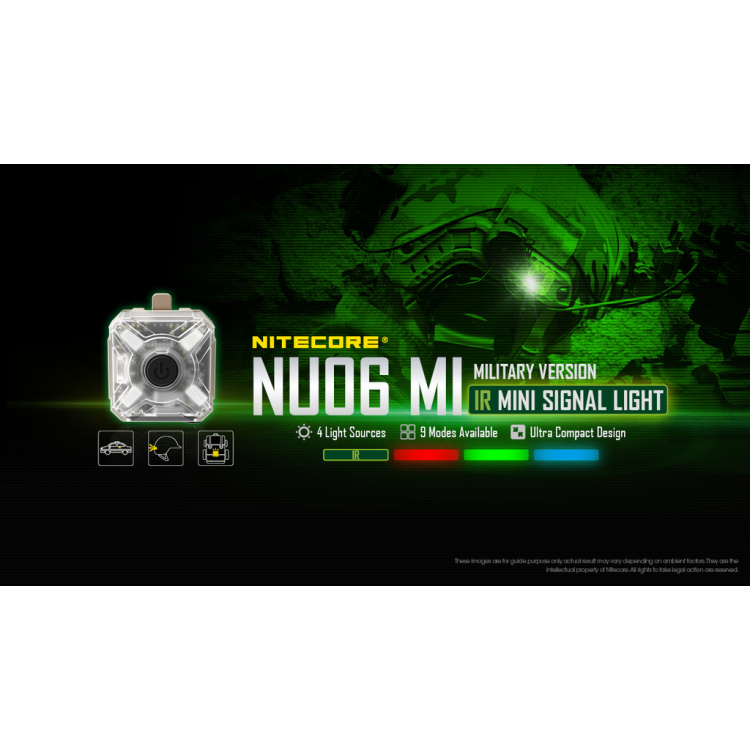Poziční signální světlo NU06MI, Nitecore