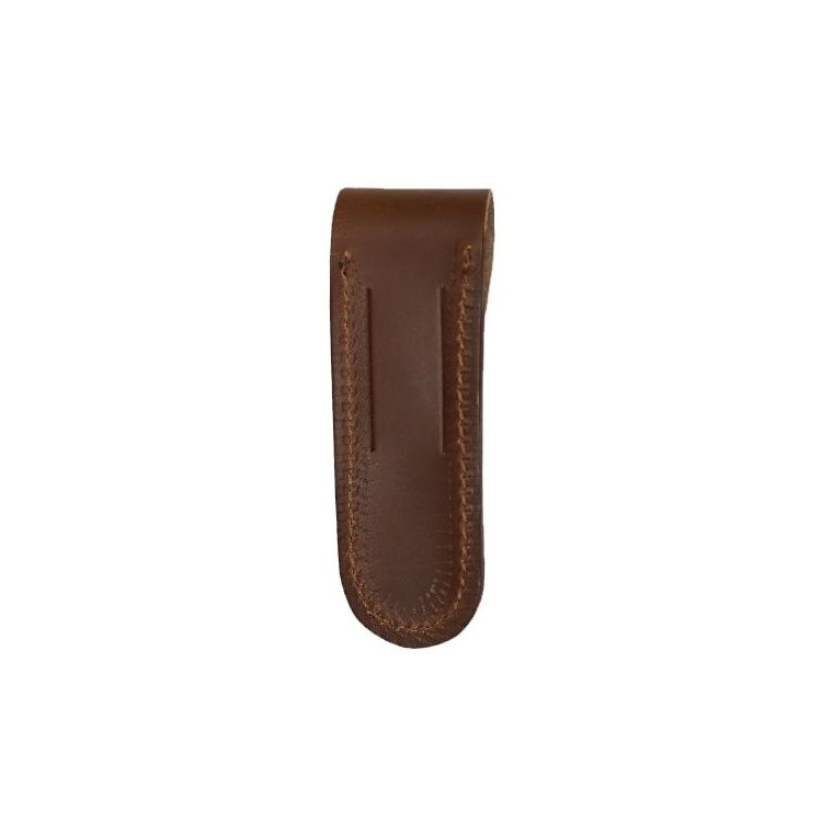 Leather sheath for Mikov knives. Mikov, brown leather