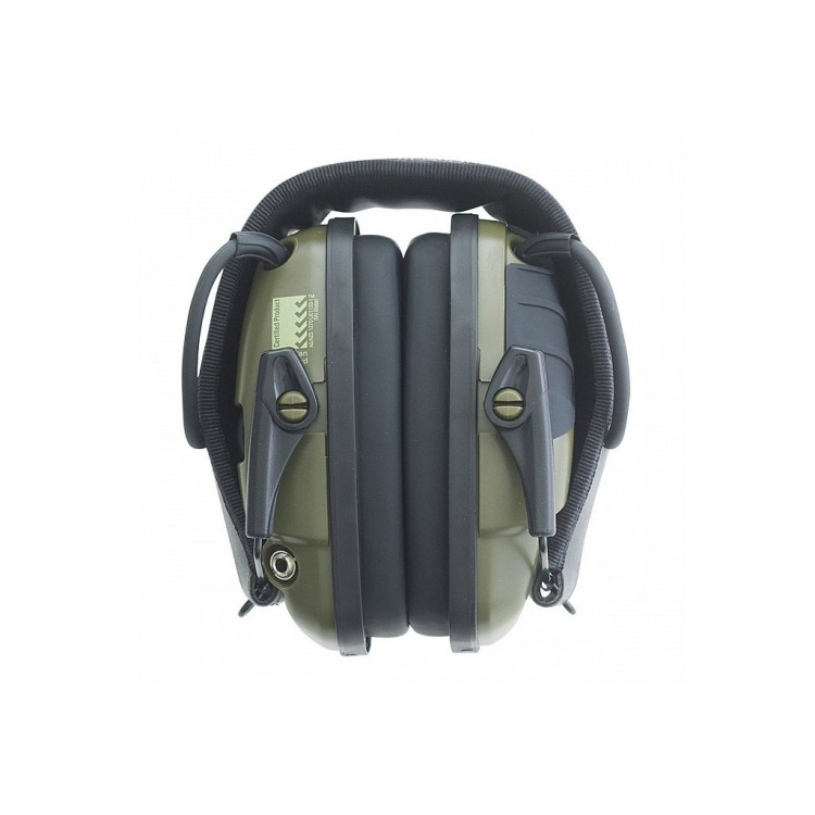 Electronic headset Impact Sport, Howard Leight by Honeywell, green