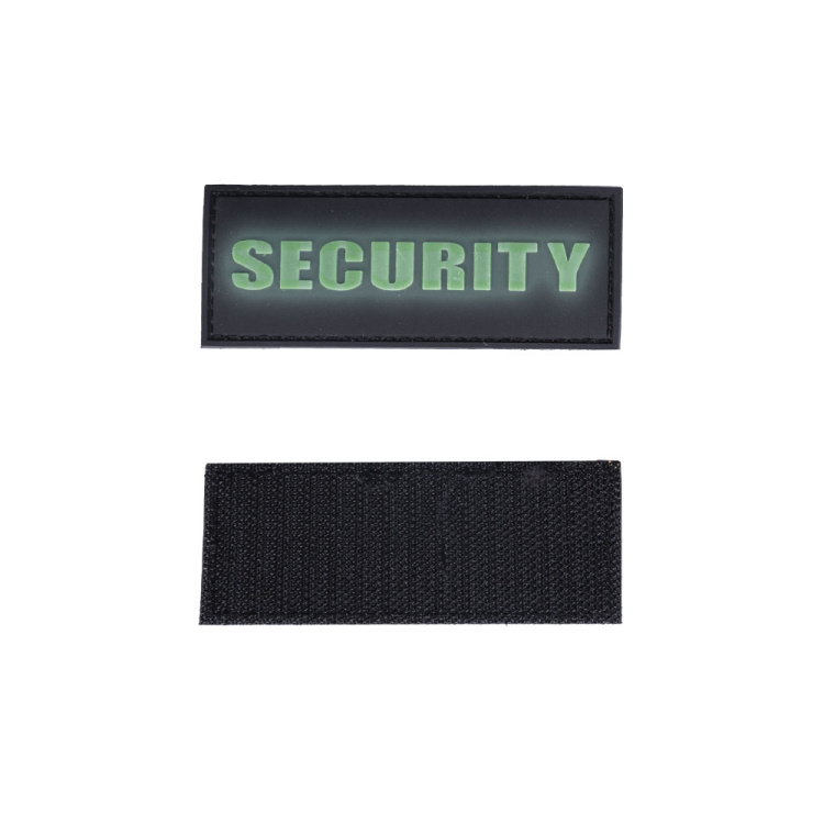 PVC applique - SECURITY, Mil-Tec, fluorescent, small