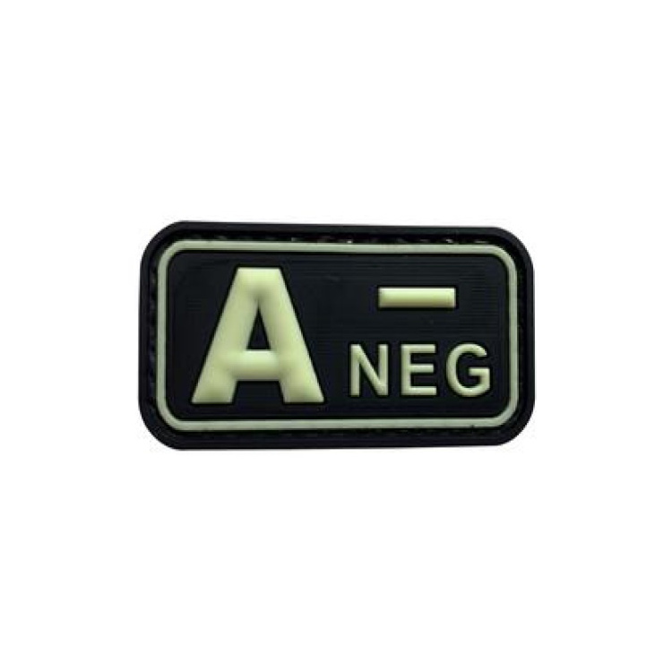 PVC patch blood type, Glow
