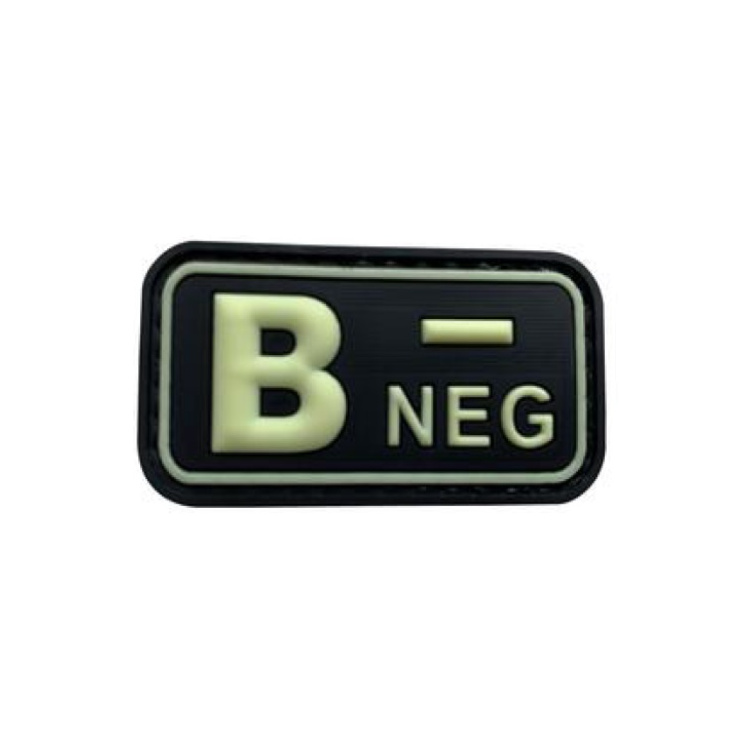 PVC patch blood type, Glow