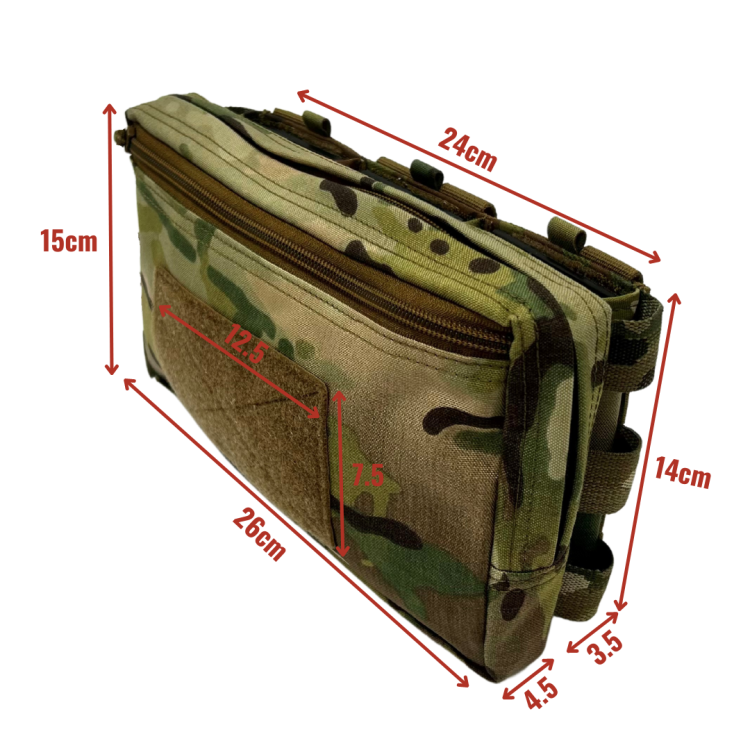 Triple Snap MAG Molle Utility Pouch, Warrior