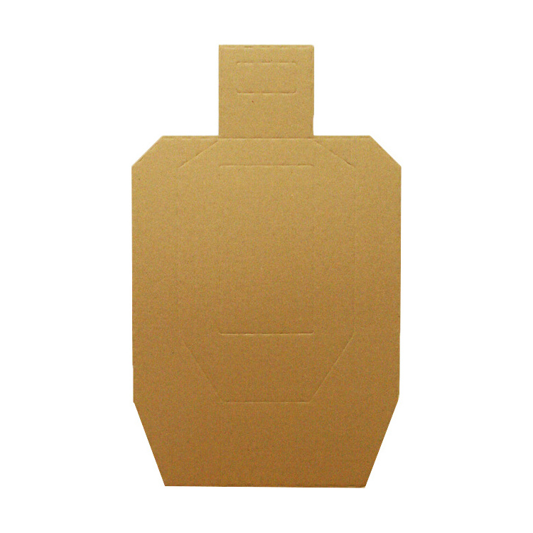 Shooting Target IDPA, 4SHOOTERS, brown, 50 pcs