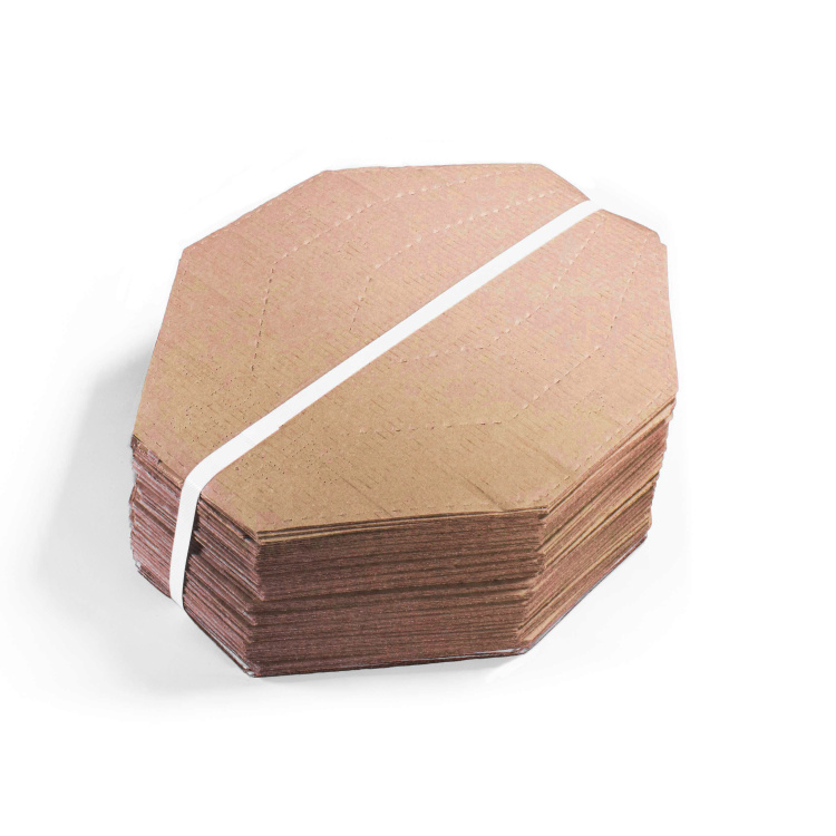 Shooting Target IPSC, 4SHOOTERS, brown-white, perforations on the brown side, 50 pcs
