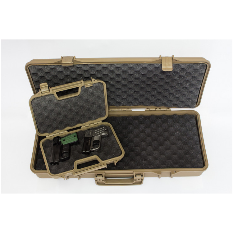 Odolný kufr s pěnou Professional 72 cm, pro karabinu, Detonics, béžový