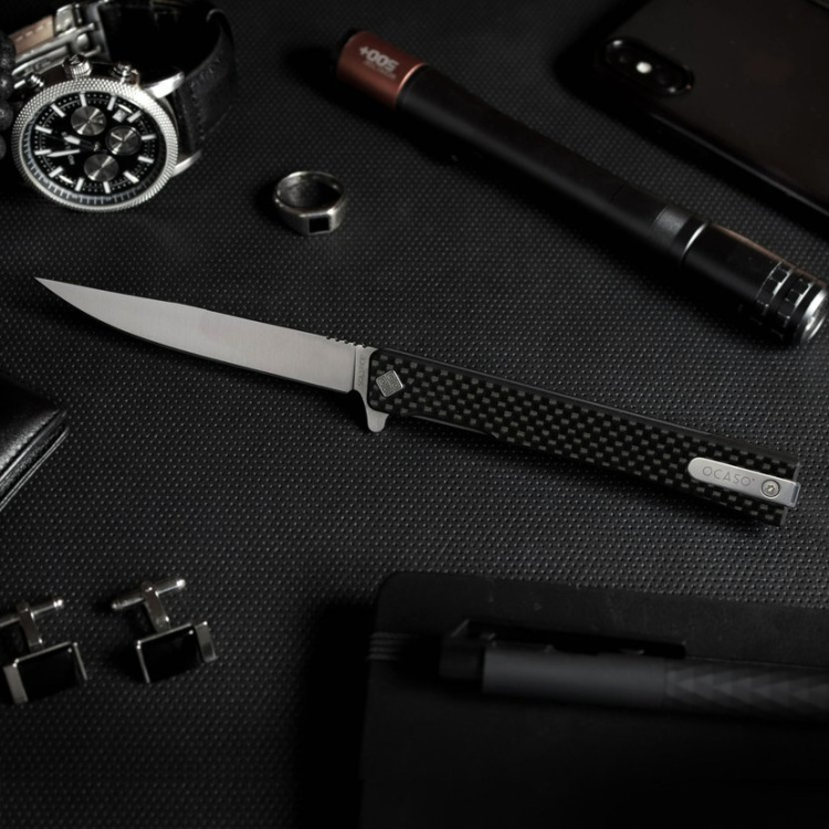 Solstice Straight, Carbon Fiber + Satin, OCASO