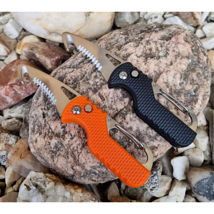 Rescue Multitool Keychain, Dachs Knives, orange