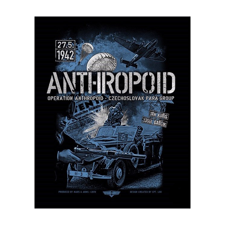 ANTHROPOID Army T-shirt, Mars &amp; Arms