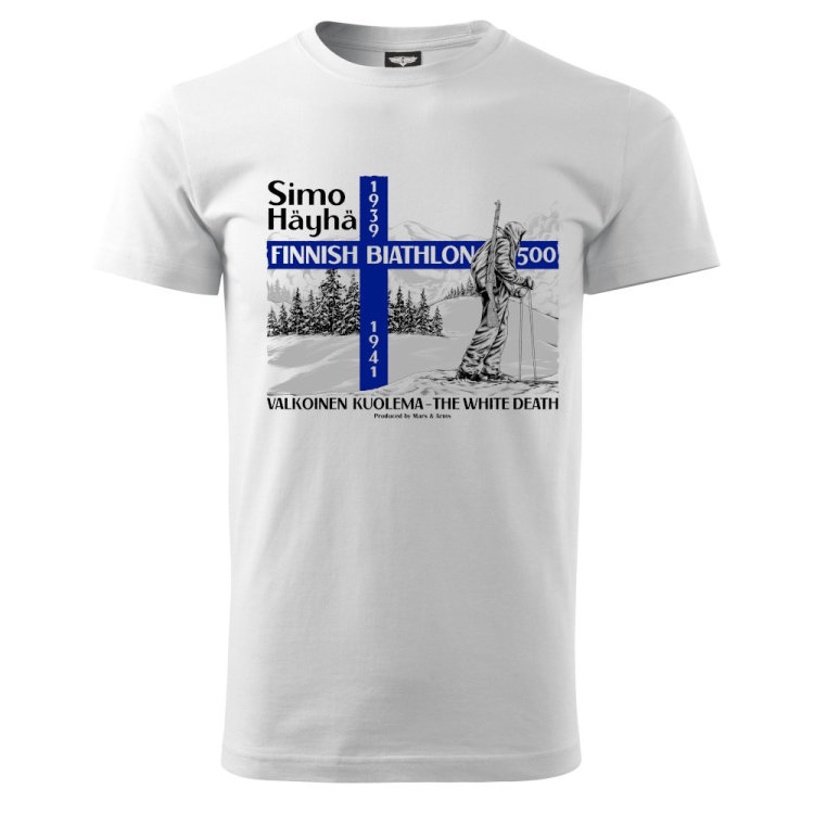 Army Triko Simo Häyhä - Bílá smrt, Mars &amp; Arms