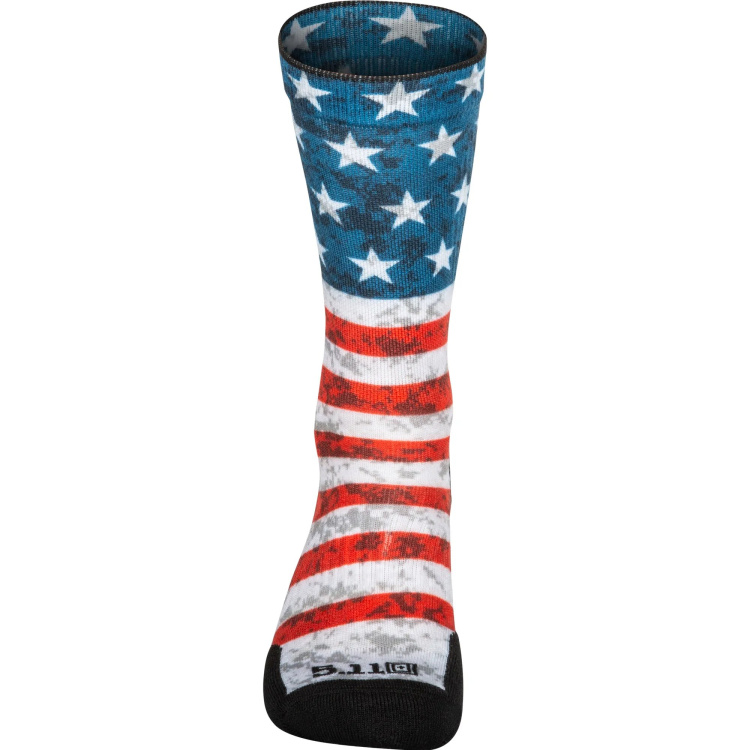 Sock &amp; Awe Crew American Flag, 5.11