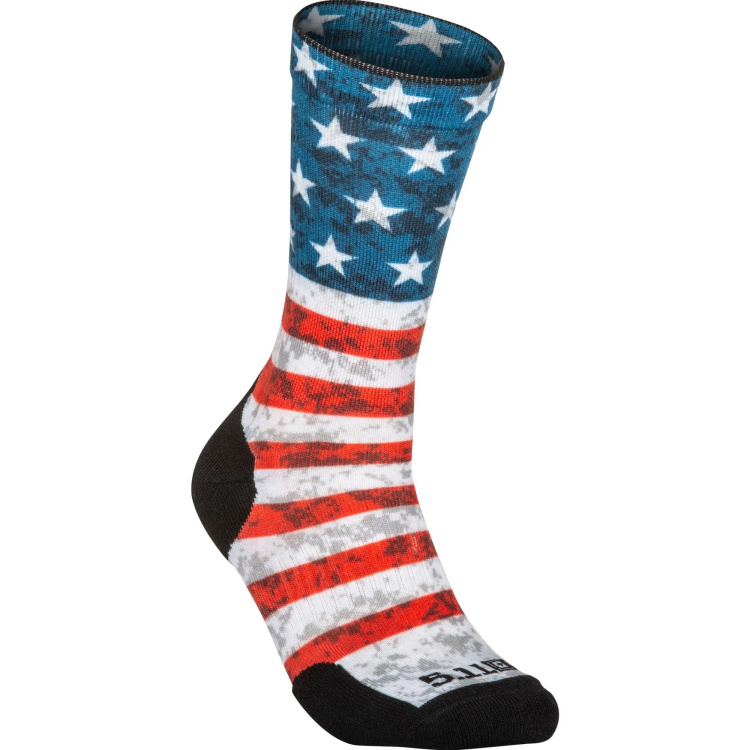 Sock &amp; Awe Crew American Flag, 5.11