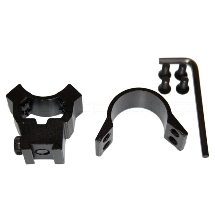 Mounting on riflescope 25,4 mm, high , Umarex, 11 mm dovetail