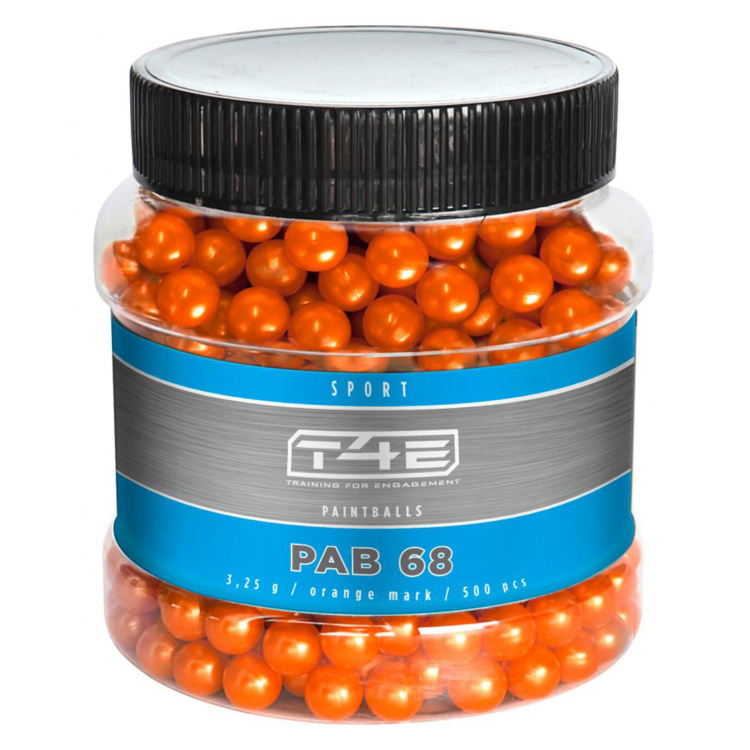 T4E 68 Sport PAB balls, orange, Umarex, 500 pcs