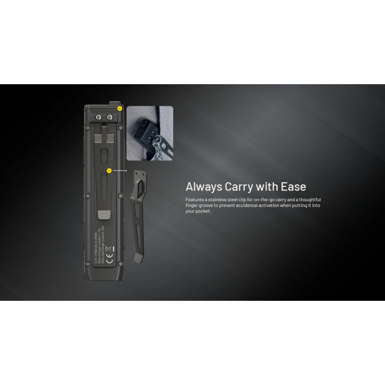 Flashlight EDC27 Uhi, Nitecore