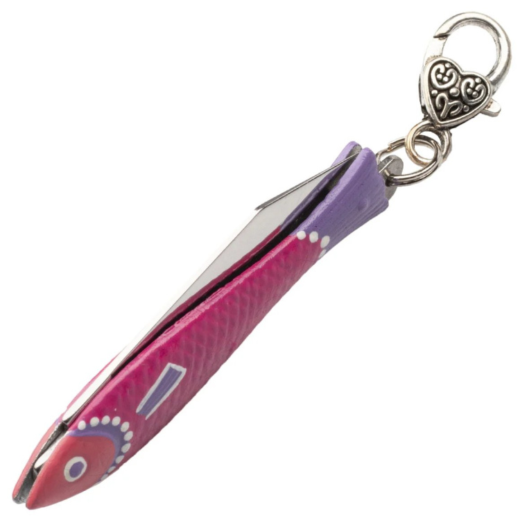 Little Fish Folding Knife, Pink, Mikov