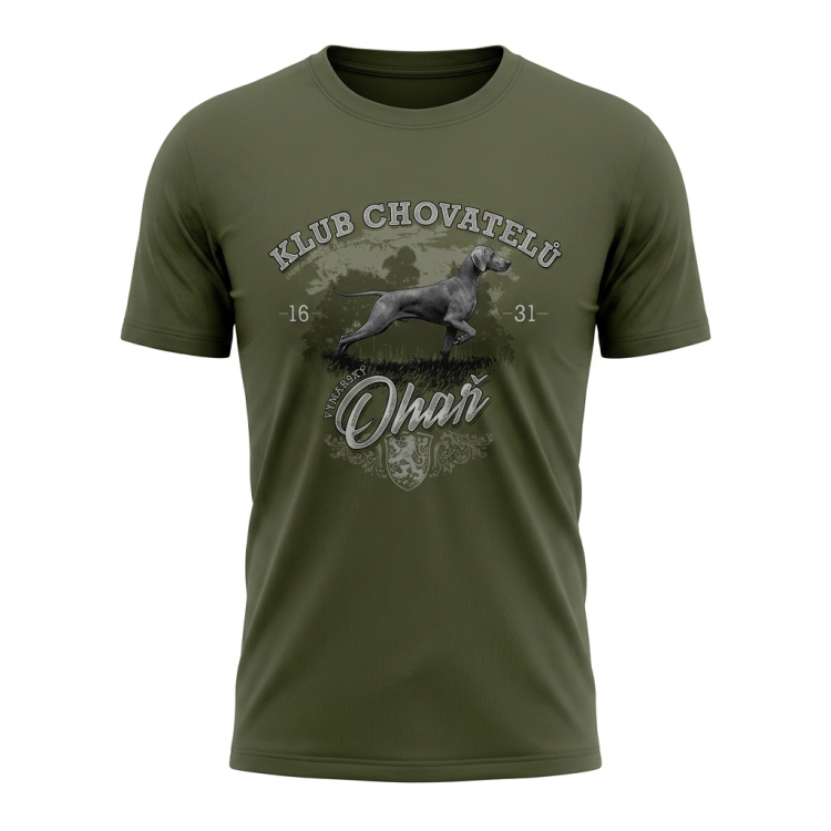 Myslivecké tričko Výmarský ohař, Mars &amp; Arms