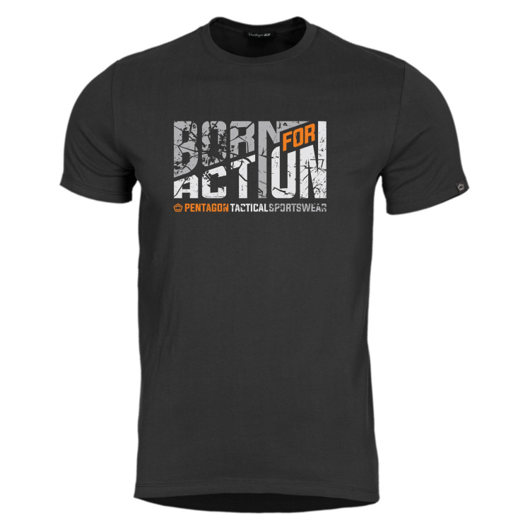 Ageron Born For Action T-Shirt, Pentagon