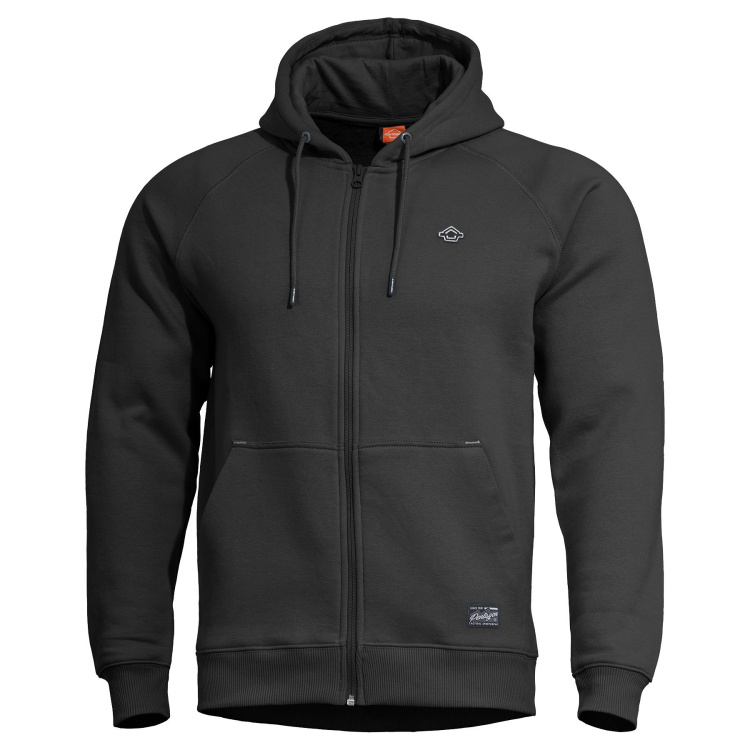 Phaeton Hood Zip Sweater, Pentagon