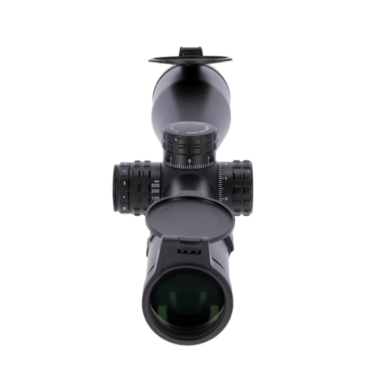 Frontier 30 SF Rifle Scope, 2.5-15x50, LR Dot Reticle, 30mm, Hawke