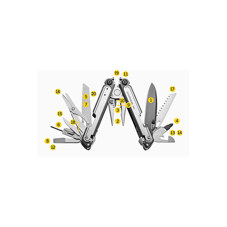 Multifunction pliers ARC, Leatherman - ARC multi-function pliers, Leatherman