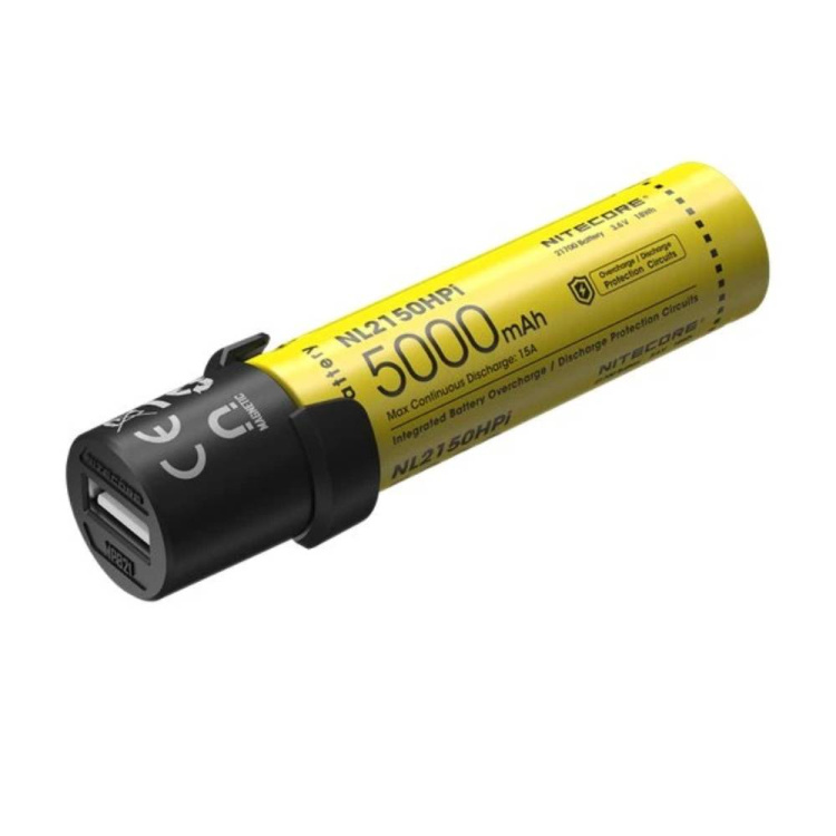 Magnetic handle for NL2150HPi MPB21700 batteries, Nitecore