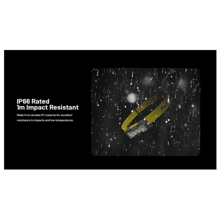 Ultralight headlamp NU27, Li-ion battery 850mAh, 600 lm, Nitecore