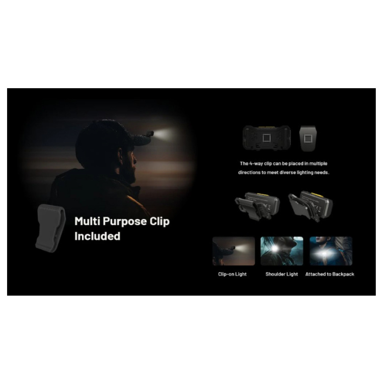 Ultralight headlamp NU27, Li-ion battery 850mAh, 600 lm, Nitecore