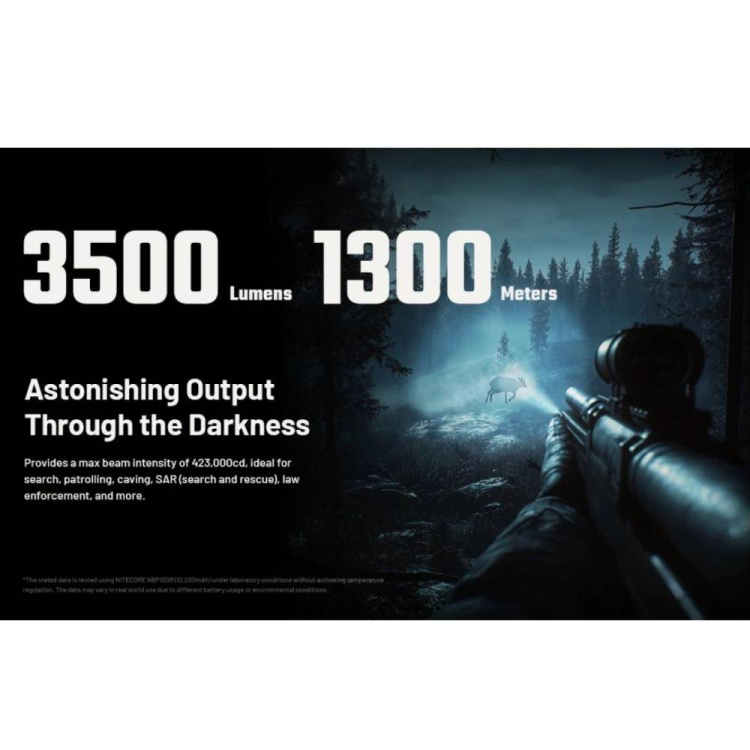 Taktická svítilna pro dlouhé zbraně MH40 Pro, Nitecore
